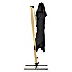 Doppler Alu Wood Ampelschirm Ultra XL (Anthrazit, Bespannungsmaß (L x B): 300 x 400 cm) | BAUHAUS