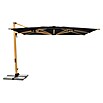 Doppler Alu Wood Ampelschirm Ultra XL (Anthrazit, Bespannungsmaß (L x B): 300 x 400 cm) | BAUHAUS