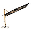 Doppler Alu Wood Ampelschirm Ultra XL (Anthrazit, Bespannungsmaß (L x B): 300 x 400 cm) | BAUHAUS