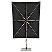 Doppler Alu Wood Ampelschirm Ultra XL (Anthrazit, Bespannungsmaß (L x B): 300 x 400 cm) | BAUHAUS
