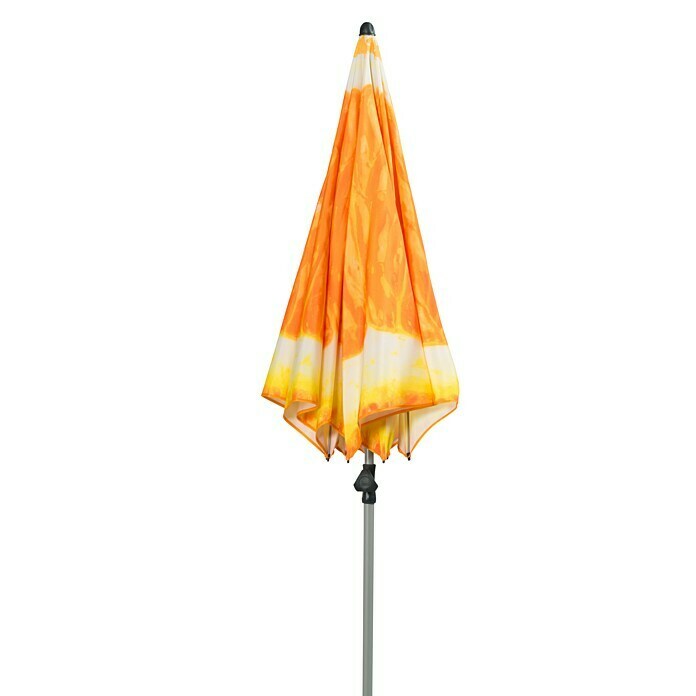 Doppler Marktschirm rund Basic (Bunt, Durchmesser Bespannung: 200 cm, Orangen Design) | BAUHAUS