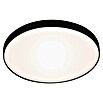 Briloner Plafón LED redondo Malbona (Ø x Al: 28,5 x 6,5 cm, Negro/Blanco, Blanco neutro) | BAUHAUS