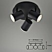 Briloner Regleta Banyo (15 W, L x An x Al: 21 x 21 x 11,2 cm, Negro, GU10, x 3) | BAUHAUS