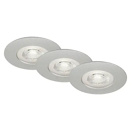 Briloner  Set de focos LED empotrables redondos Kulana