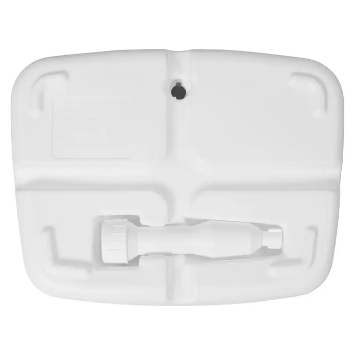 Derby BalkonschirmständerL x B: 49 x 37 cm, Für Rohrdurchmesser: 1,9 cm - 3,3 cm - Aufnahme eines weißen Sonnenschirmständers. Kompaktes Design, ideal für den Außenbereich, bietet stabilen Halt für Sonnenschirme.