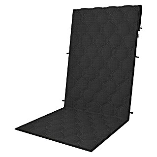 Doppler Sitzauflage Fusion Neo Slim (Anthrazit, L x B x H: 143 x 54 x 1 cm, 42 % Polyester, 58 % Baumwolle)