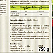 DÜNGER BIO ERDBEER 750 G