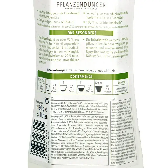 Compo Bio-Gartendnger ko Balance - 1 l online kaufen bei BAUHAUS