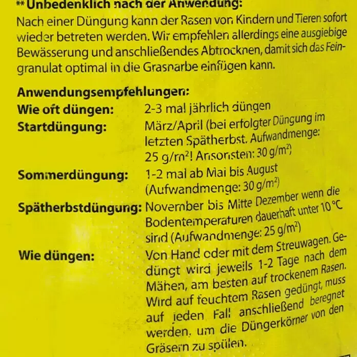 Compo Langzeit-Rasendünger20 kg