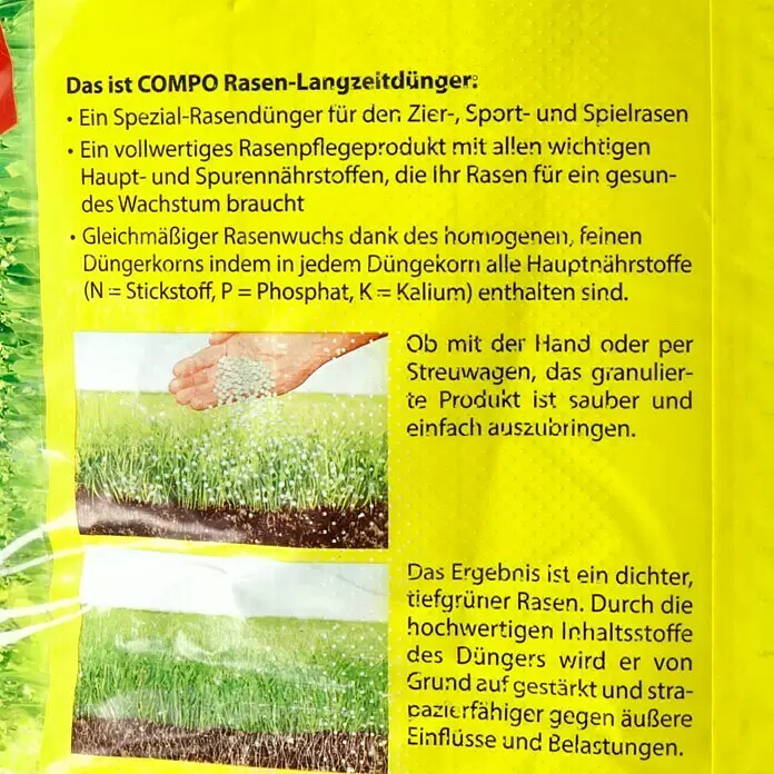 Compo Langzeit-Rasendünger20 kg