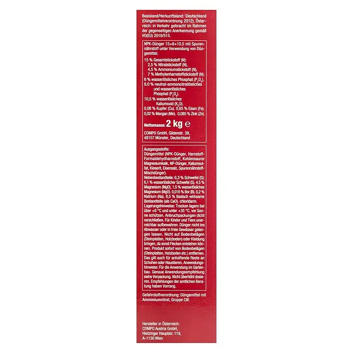 Compo Langzeitdnger Rosen - 2 kg online kaufen bei BAUHAUS