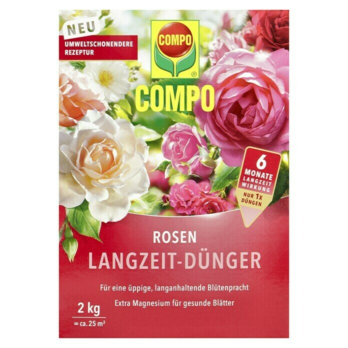 Compo Langzeitdünger Rosen2 kg Front View