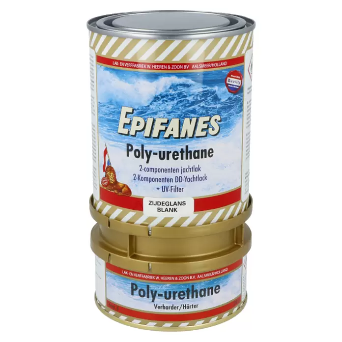 Epifanes Polyurethan-Klarlack 2 K DD-Lack - 750 ml, Seidenglänzend, Klar