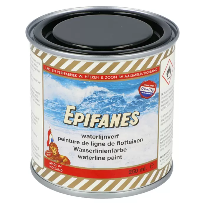 Epifanes Wasserlinienfarbe - Schwarz, 250 ml
