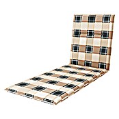 Doppler Gartenmöbel-Auflage Spot (Liegenauflage, Schwarz/Weiß Kariert, L x B x H: 195 x 60 x 5 cm, Baumwoll-Polyester-Mischgewebe) | BAUHAUS