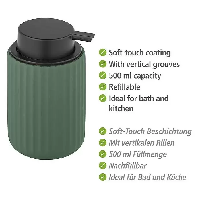 Wenko Belluno SeifenspenderKeramik, Grün