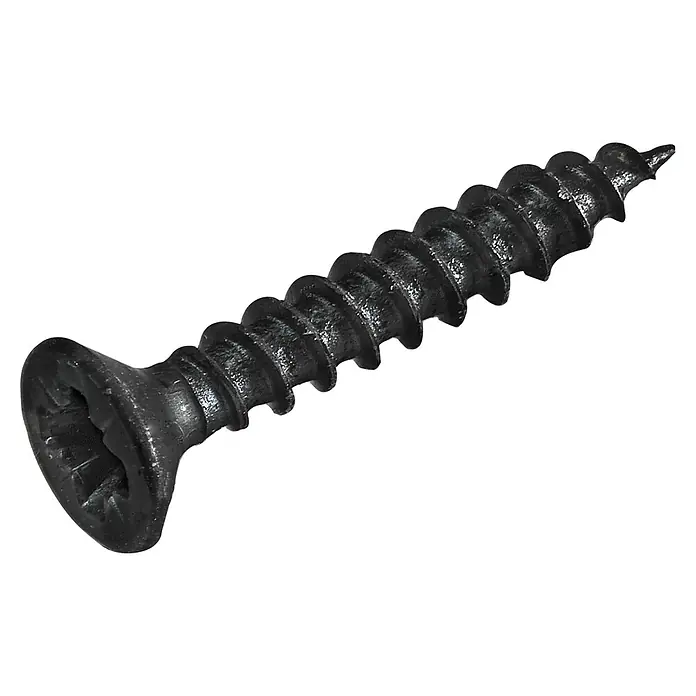 Hettich Bohrschraube - Ø x L: 2,5 x 16 mm, Senkkopf, Kreuzschlitz PZ 2, Schwarz, Passend für: Stangenscharniere - Schwarze Holzschraube mit Kreuzschlitz und scharfen Gewindegängen für Holzbearbeitung und Heimwerkerprojekte.