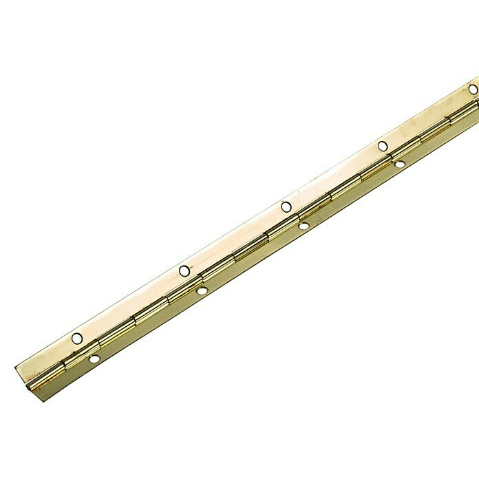 Hettich Palični tečaj  (Do x Š x De: 1.200 x 20 x 0,6 mm, Medeninasta prevleka) | 1151 - Konstruktionsbeschläge | AAEB - Möbelbeschläge | AAE - Beschläge | AA - Eisenwaren | A - Eisenwaren | BAUHAUS