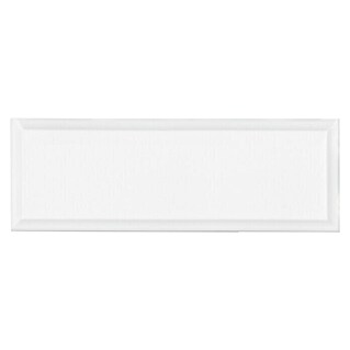 Modern Style Wandfliese Metro Biselado (9,8 x 29,8 cm, Weiß, Matt)