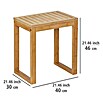 Wenko Bambusa Badhocker (B x H: 40 x 30 cm, Bambus) | BAUHAUS