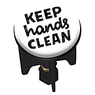 Wenko Excenterstopfen Keep Clean (Keep hands clean, Durchmesser: 3,9 cm)