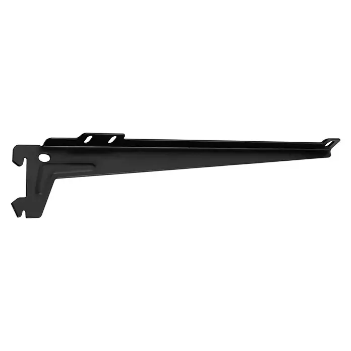 Element System Winkelträger - Länge: 28 cm, Schwarz, Belastbarkeit: 55 kg, 1 Stk. - Schwarze Regalkonsole zur Wandmontage, ideal für die Organisation von Regalen. Robustes Design für sicheren Halt.