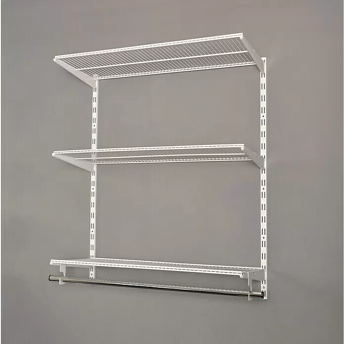 Element System Wandregal-Set - L x B x H: 33,1 x 91,1 x 99,6 cm, Weiß, Anzahl Böden: 3 Stk. - Stimmungsaufnahme