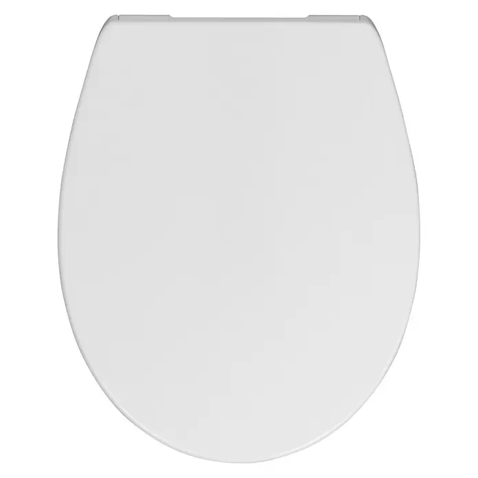 Camargue Rio WC-Sitz 2.0 - Duroplast, Weiß, Mit Absenkautomatik - Weißer Toilettensitz mit einer glatten und hygienischen Oberfläche für eine einfache Reinigung und ein komfortables Benutzererlebnis.