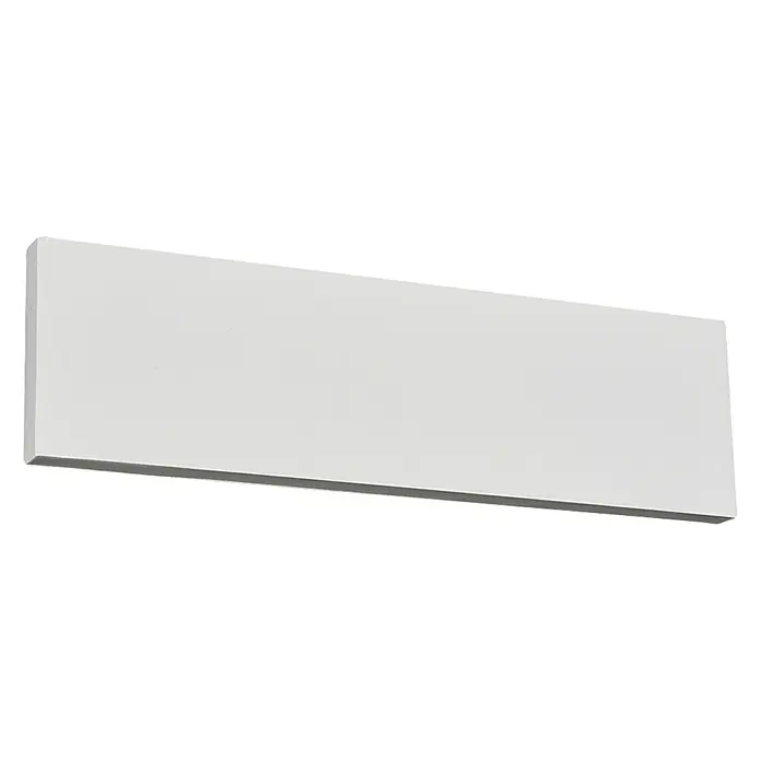 Trio Leuchten Wandleuchte Concha - 12 W, L x B x H: 4,5 x 28 x 8 cm, Weiß, Sonstige - Nahaufnahme eines schlanken, weißen Heizkörpers mit sauberer Linienführung, ideal für moderne Innenräume, der Wärme und Stil vereint.