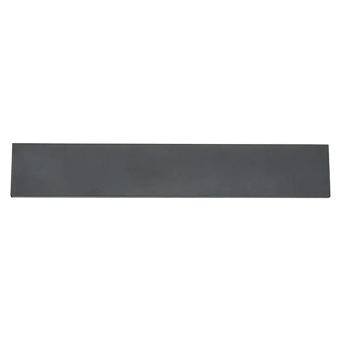 Trio Leuchten LED-Wandleuchte Concha - 9 W, L x B x H: 4,5 x 47 x 8 cm, Anthrazit, Warmweiß - Ein grauer, rechteckiger Türstopper, der robust und funktional ist, um Türen sicher offen zu halten. Ideal für den täglichen Gebrauch.