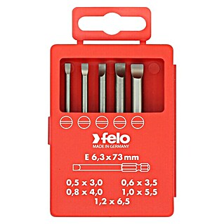 Felo Bit-Box Profi Industrie E 6,3 x 73 mm (5 -tlg., SL)