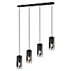 Trio Leuchten Robin Pendelleuchte Robin (112 W, B x H: 80,5 x 150 cm, Schwarz matt, E27, Anzahl Leuchtmittel: 4 Stk.) | BAUHAUS