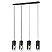 Trio Leuchten Robin Pendelleuchte Robin (112 W, B x H: 80,5 x 150 cm, Schwarz matt, E27, Anzahl Leuchtmittel: 4 Stk.) | BAUHAUS