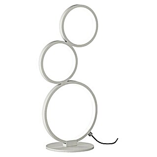Trio Leuchten LED-Tischleuchte Rondo (17 W, L x B x H: 15 x 20,7 x 45 cm, Weiß, Warmweiß)