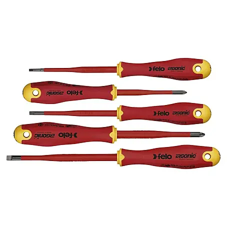 Felo  Schraubendreher-Set Ergonic VDE E-Slim