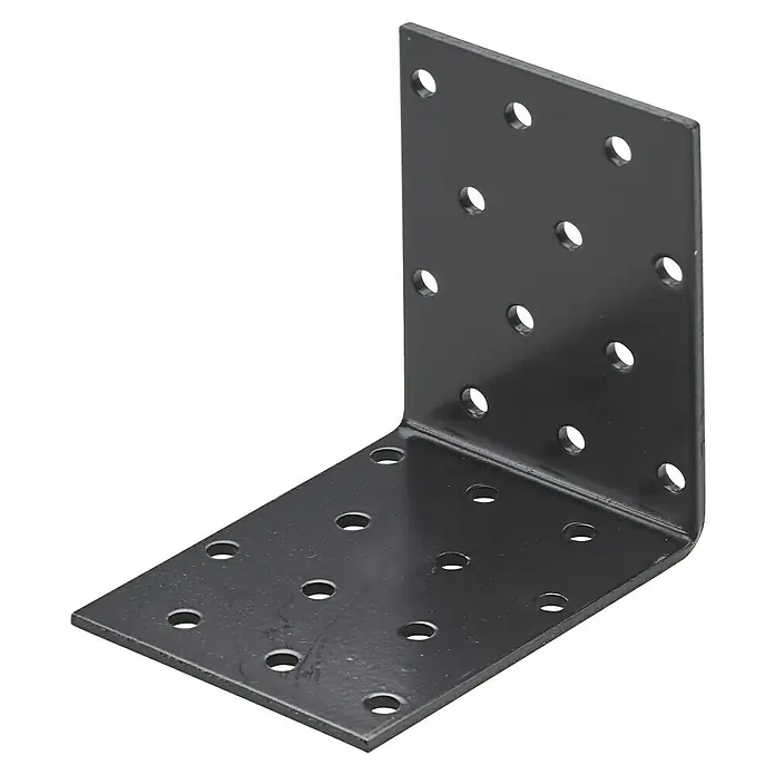 Hettich Winkelverbinder - L x B x H: 60 x 82 x 82 mm, Lackiert - Stabiler Winkelverbinder aus Metall mit zahlreichen Löchern zur sicheren Befestigung verschiedener Bauteile. Ideal für Holzkonstruktionen.