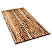 Tischplatte mit Waldkante (Teak, 200 x 100 x 3,8 cm) | BAUHAUS
