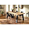 Tischplatte mit Waldkante (Teak, 200 x 100 x 3,8 cm) | BAUHAUS