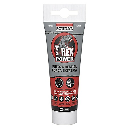 Adhesivo para montaje universal T-Rex Power (Blanco, 125 g)