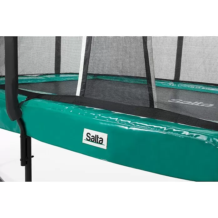 Salta Trampolin First Class - Grün, L x B: 214 x 366 cm - Detailaufnahme