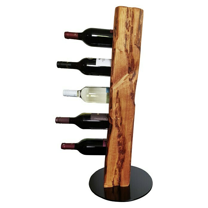 Wood & Wishes Weinregal Premium (Höhe: 78 cm, Anzahl Flaschen: 5 Stk., Holz, Mahagoni) | BAUHAUS