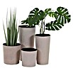 Siena Garden Pflanzsäule rund Locon Eco (Außenmaß (Ø x H): 30 x 57 cm, Cremeweiß) | BAUHAUS