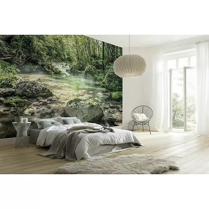 Komar Colours Fototapete Riverbed - B x H: 368 x 254 cm, Papier - Stimmungsaufnahme