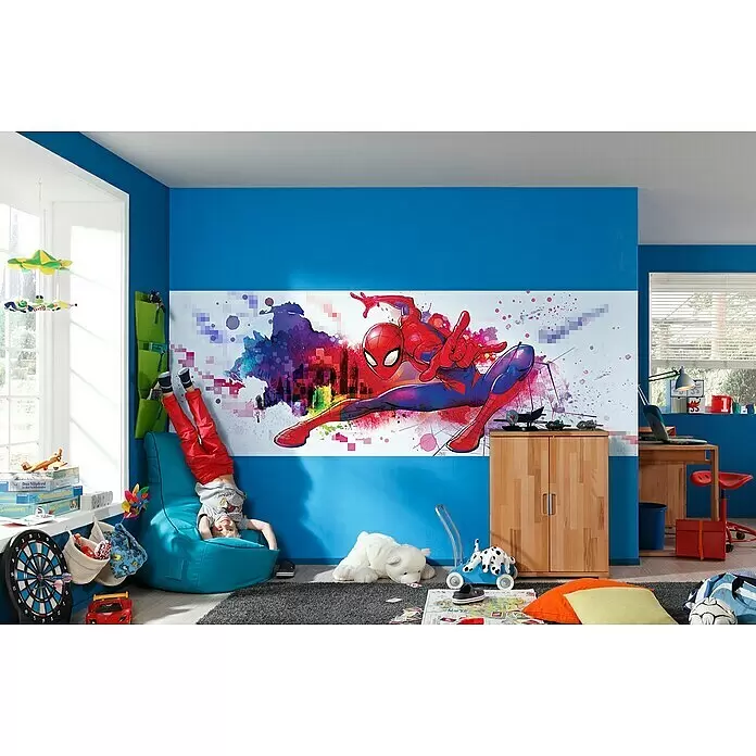 Komar Marvel Fototapete Spiderman Graffiti - B x H: 368 x 217 cm, Papier - Stimmungsaufnahme