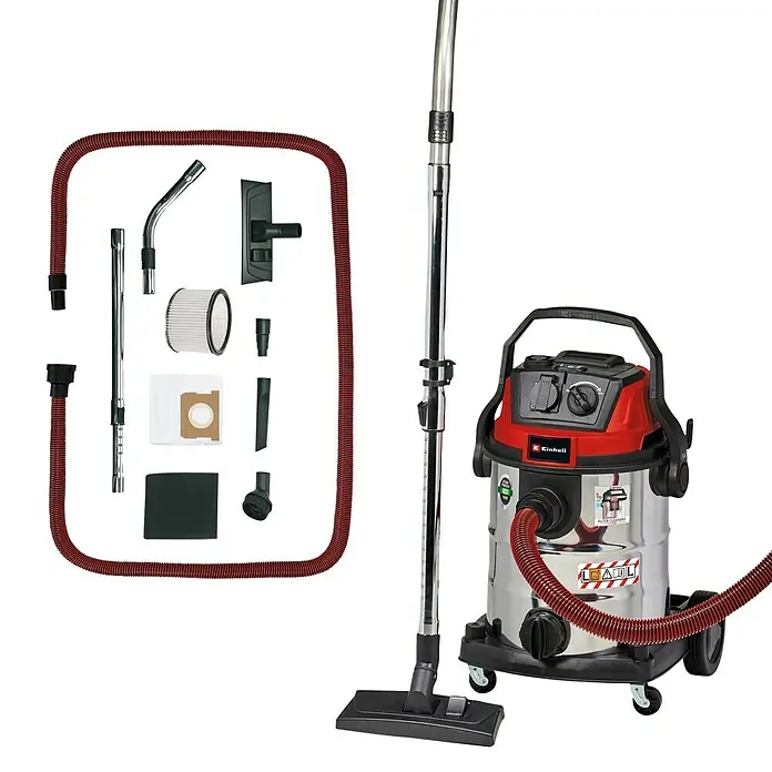 Einhell Expert Elektro-Nass- & Trockensauger TE-VC 2025 SACL - 1.200 W, 25 l - Ein Einhell Nass-Trockensauger mit Zubehör und Teleskoprohr, ideal für Haus, Werkstatt und Garage. Für vielfältige Reinigungsarbeiten.
