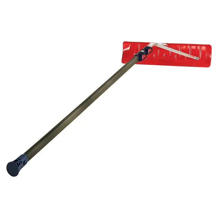 Freund Victoria Schneeschieber Dachräumer - Breite: 60 cm, Teleskopstiel - Roter Auto-Schneeschieber mit Teleskopstiel. Praktisch zum Entfernen von Schnee vom Fahrzeugdach.