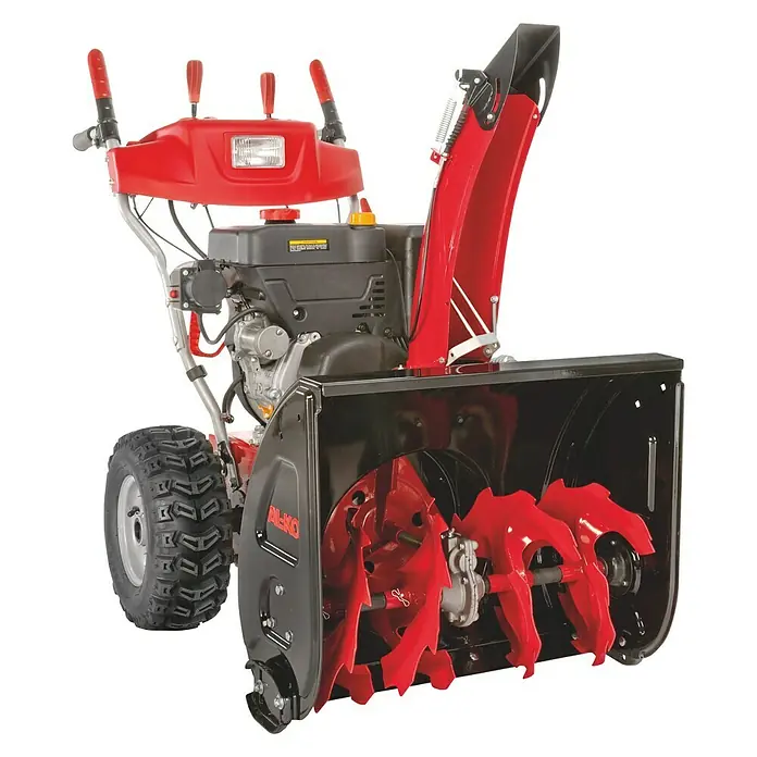 AL-KO Premium Benzin-Schneefräse SnowLine 620 E III - 6,2 kW, 302 cm³, Arbeitsbreite: 62 cm - Eine AL-KO Schneefräse in Rot und Schwarz, ideal für die Schneeräumung von Wegen und Einfahrten im Winter.