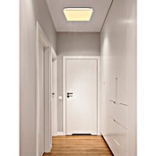 Globo LED-Deckenleuchte RAINA (12 W, L x B x H: 33 x 33 x 6 cm, Weiß, Warmweiß) | BAUHAUS
