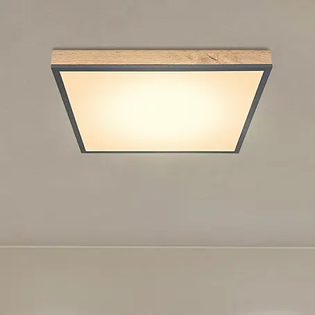 Globo Doro LED-Panel Holzoptik