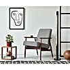 Globo Felicitas LED-Stehleuchte (20 W, Ø x H: 23 x 151 cm, Schwarz, Warmweiß) | BAUHAUS